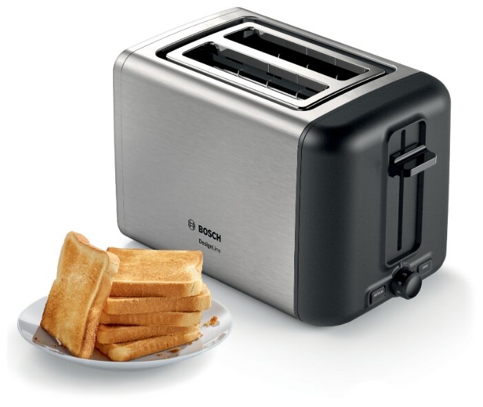 Тостер Bosch TAT 3P420 нержавеющая сталь