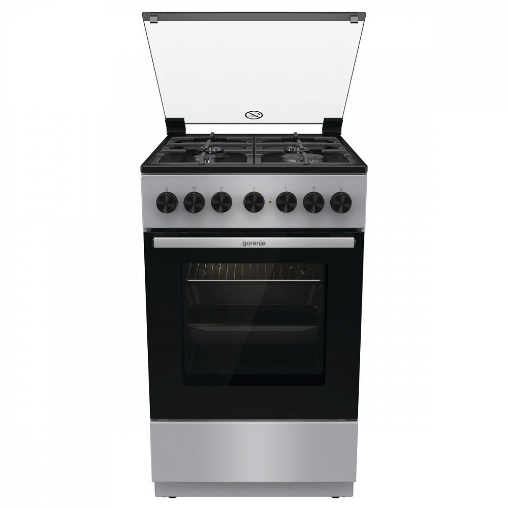 Плита комбинированная Gorenje GK5B44SF, серебристый