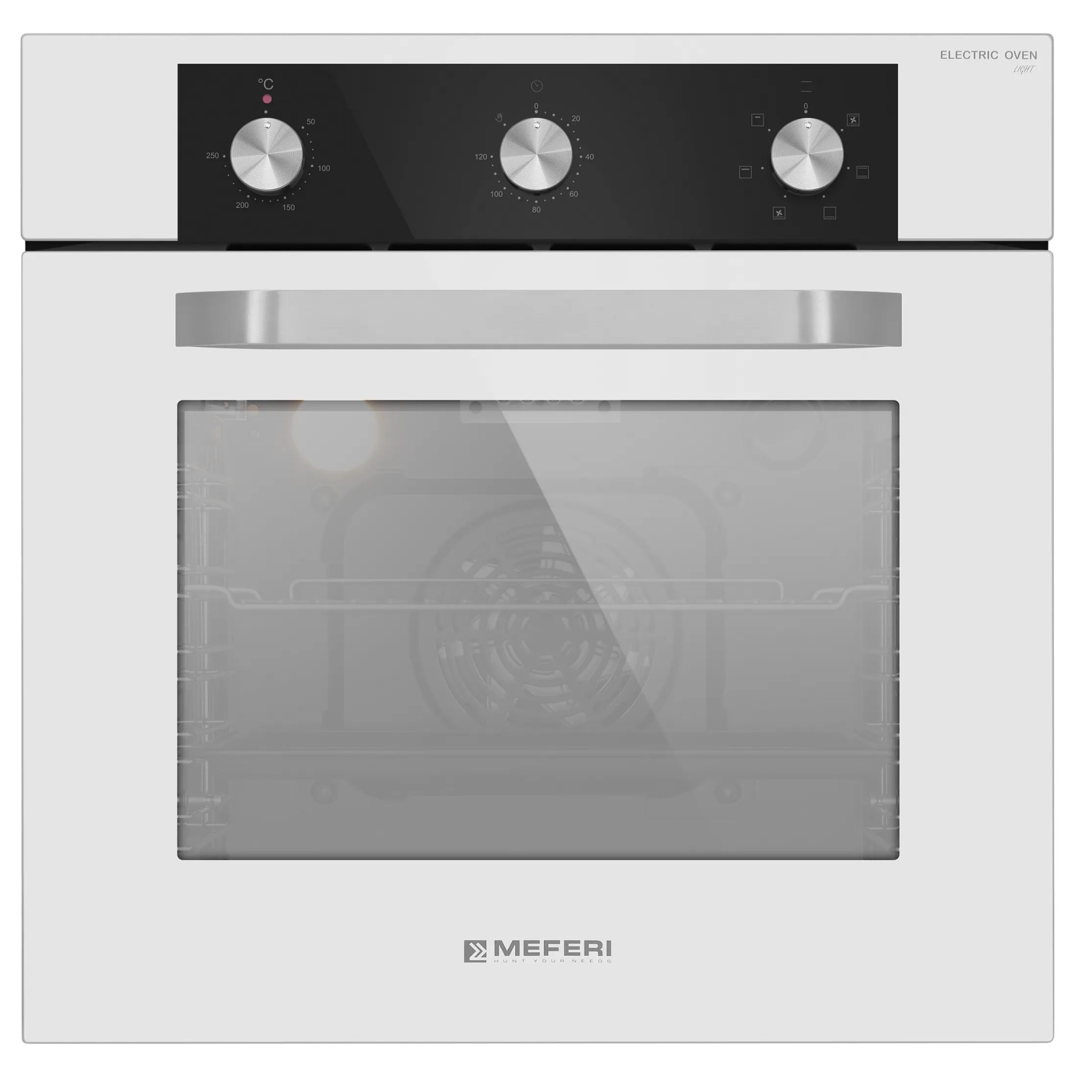 Духовой шкаф электрический Meferi MEO606WH LIGHT, белый