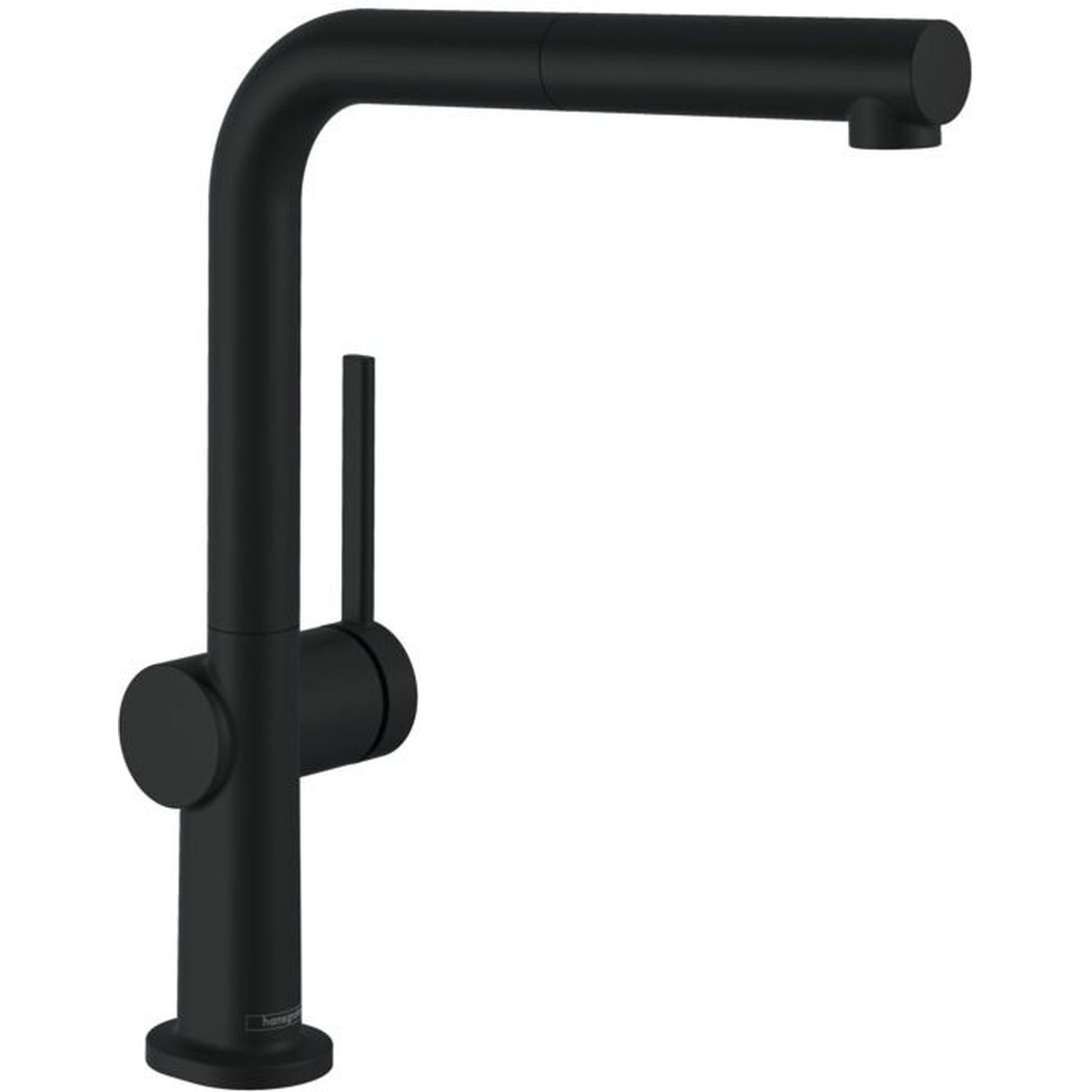 Смеситель для кухни Hansgrohe M54 Talis 270 72808670 (с вытяжным душем), матовый черный