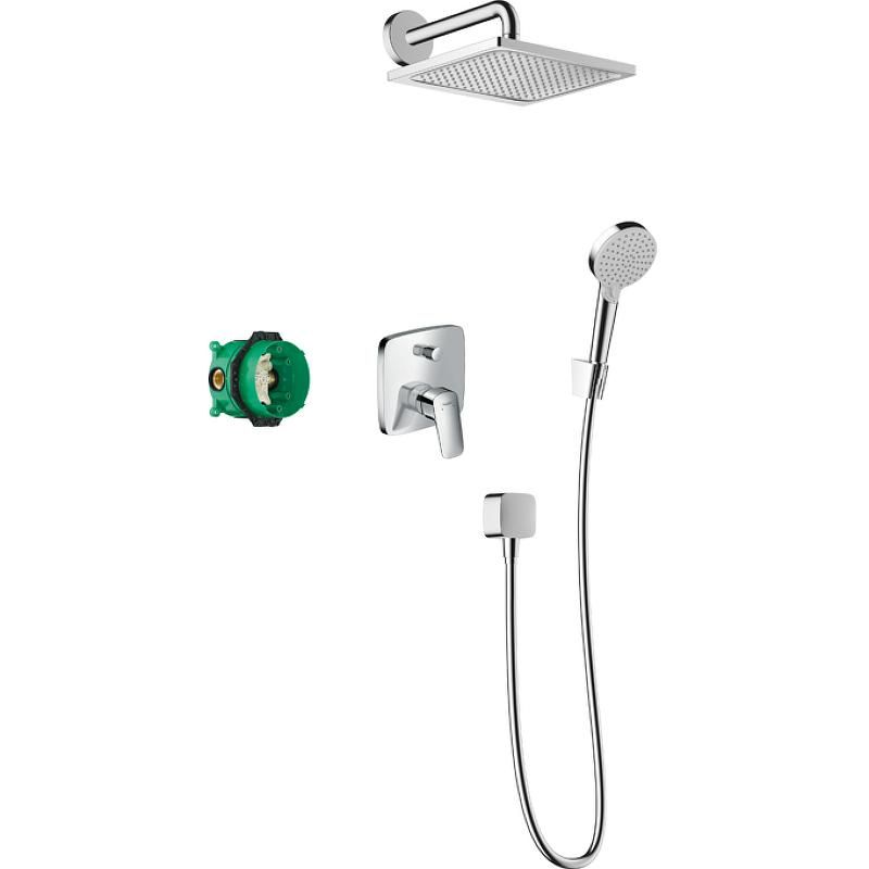 Душевая система Hansgrohe Crometta 27957000 (с внутренней частью), хром