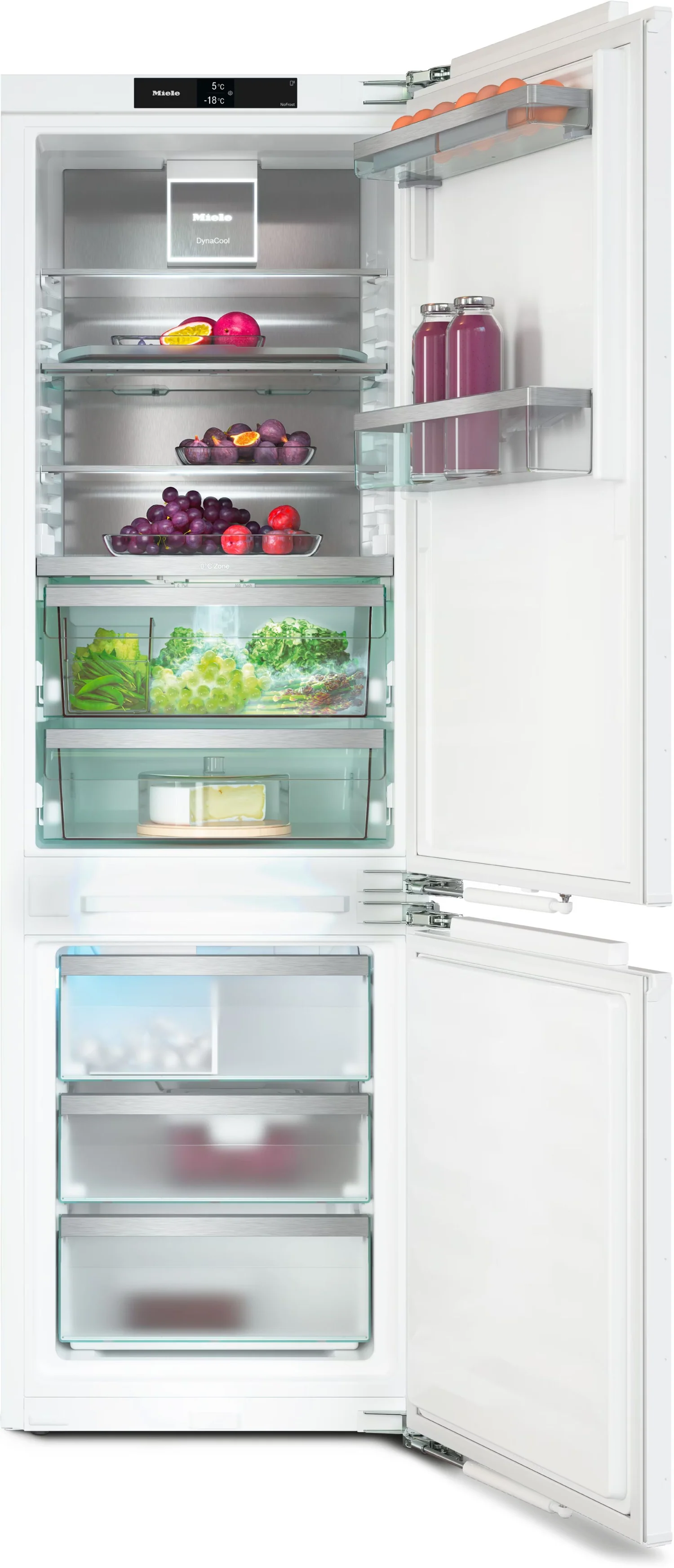 Холодильник встраиваемый Miele KFN 7795 C, белый