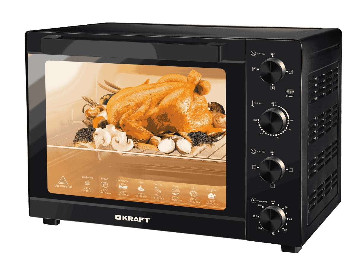 Мини-печь KRAFT KFC-MO 6010 HRKBL, черный