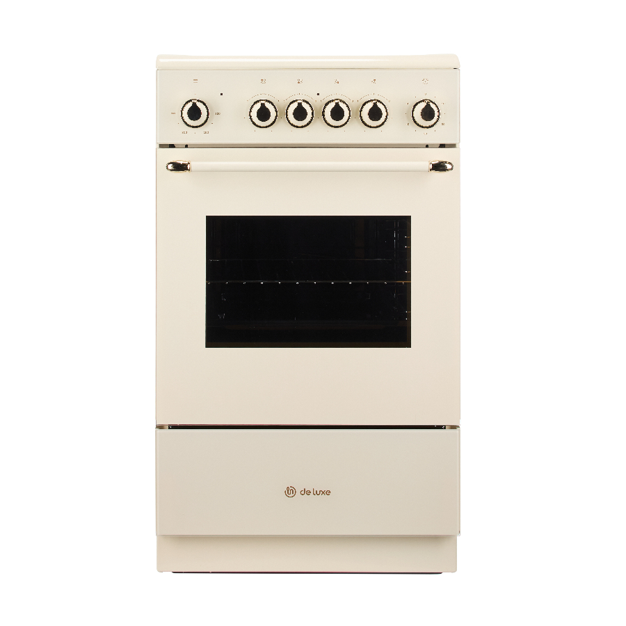 Плита электрическая De Luxe 506004.23эс-123, топленое молоко