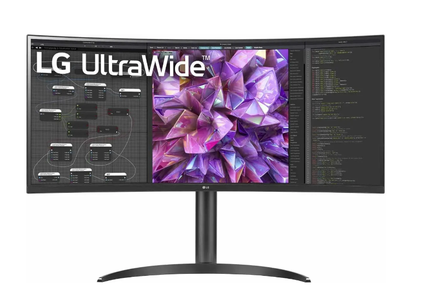 Монитор LG UltraWide 34WQ75C-B (34WQ75C-B.ARUZ), черный