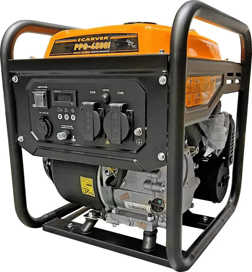 Бензиновый генератор CARVER PPG -4500I