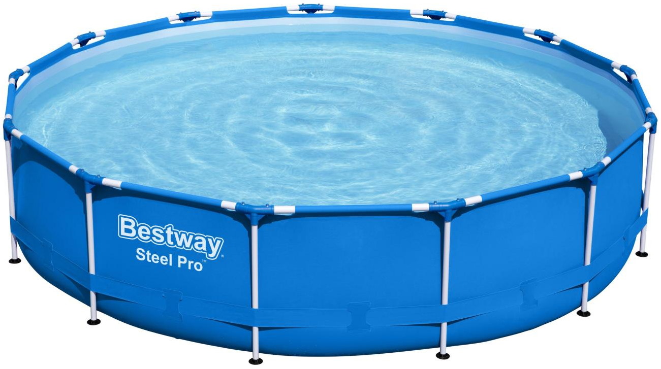 Бассейн каркасный Bestway Steel Pro 396х84см, 8680л, + фильтр- насос 2006л/ч 5612E