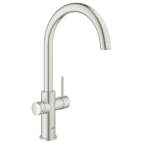 Смеситель для кухни (мойки) Grohe Red Duo 30083DC1 однорычажный нерж.сталь
