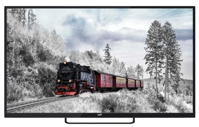Телевизор LEFF 28H240S, черный