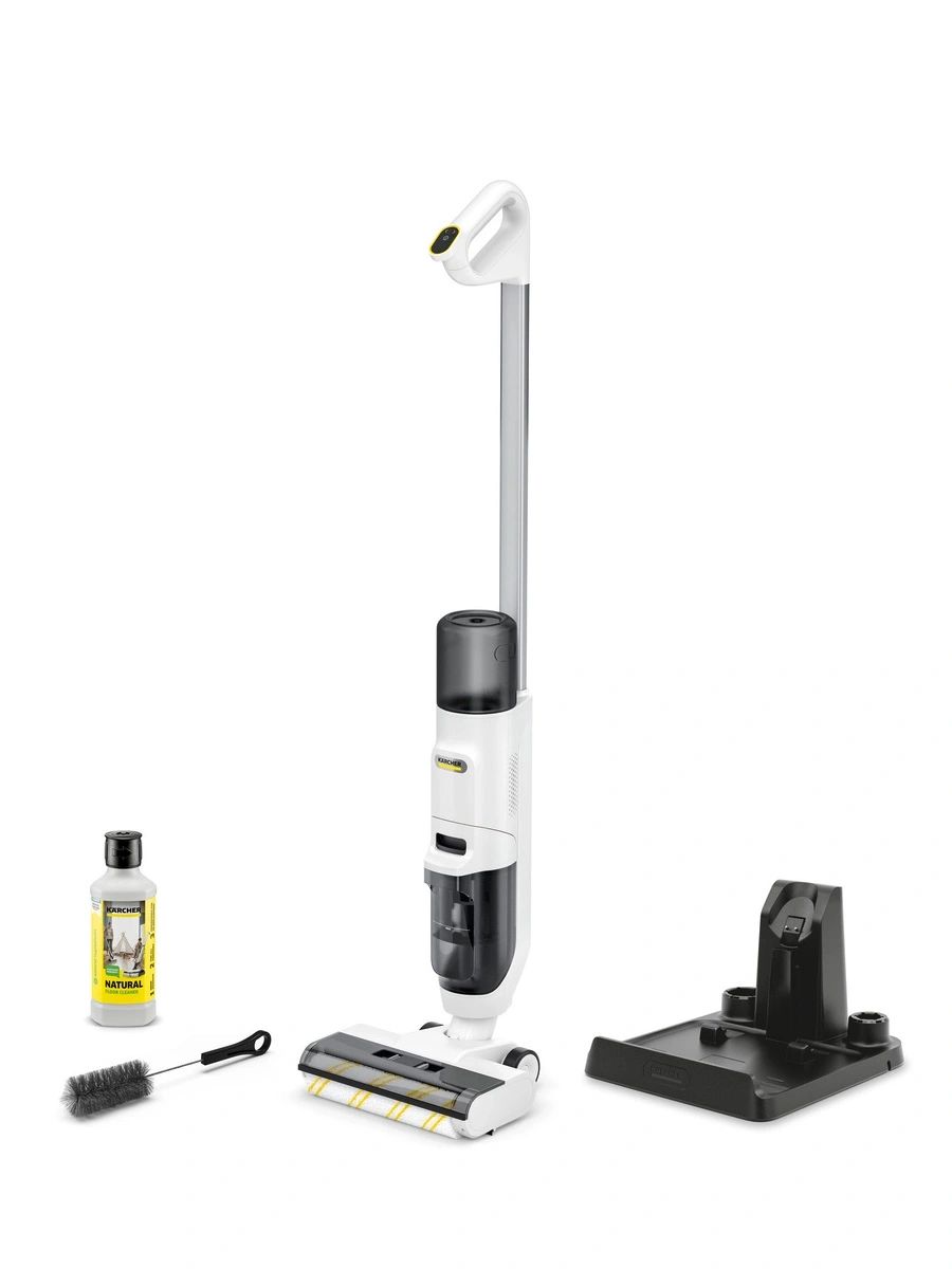 Пылесос вертикальный моющий Karcher FCV 2 Natural N (1.056-101.0), белый