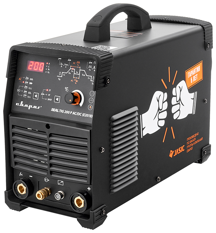 Сварочный аппарат инверторного типа Сварог REAL TIG 200 P AC/DC BLACK (E201B)