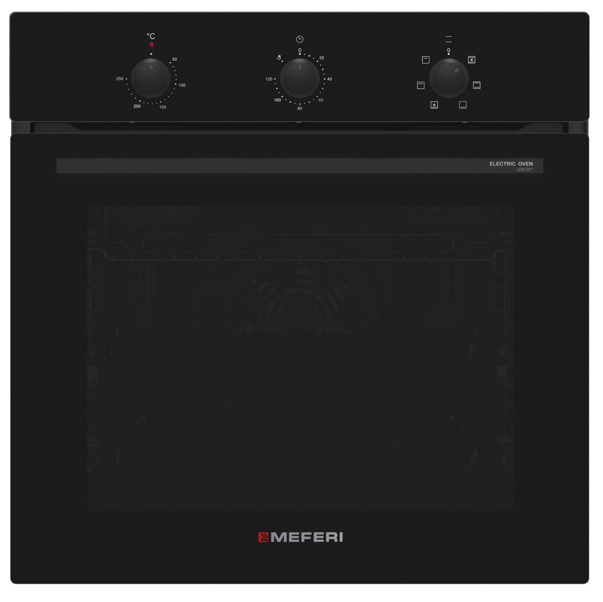 Духовой шкаф электрический Meferi MEO606BK COMFORT, черный