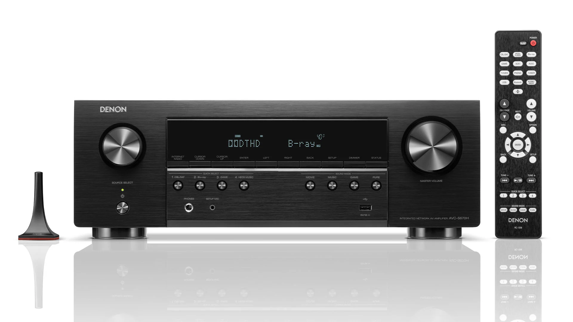 Ресивер AV Denon AVC-S670H, черный