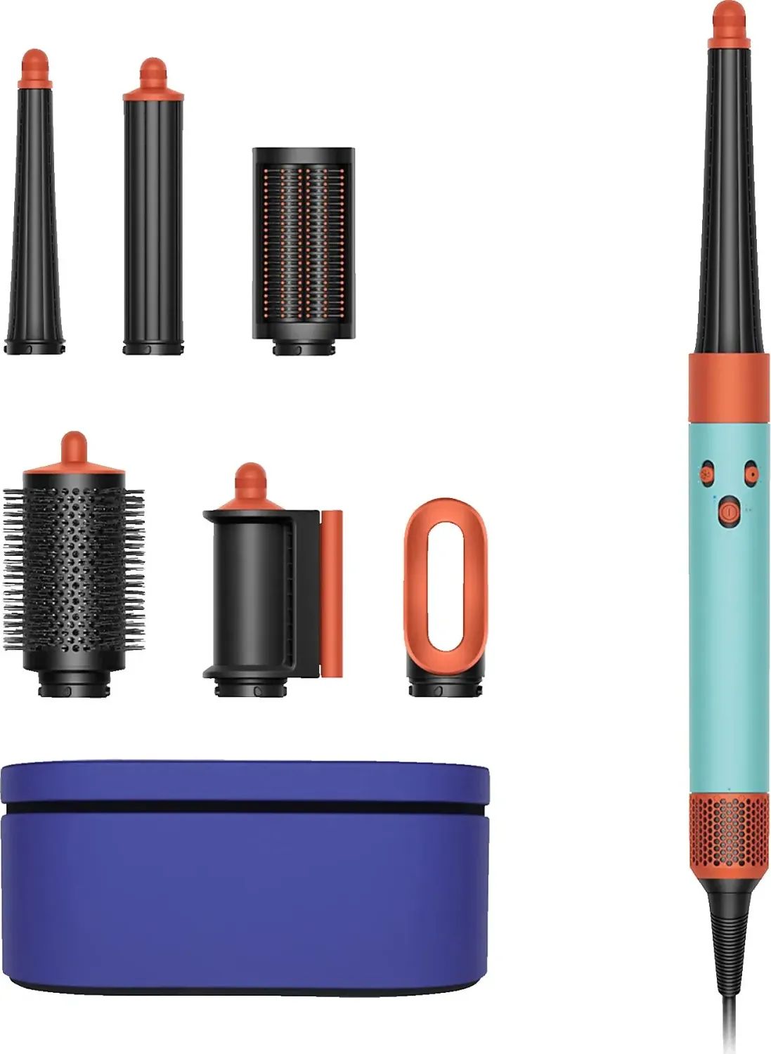 Стайлер Dyson HS08, голубой/оранжевый (533598-01)