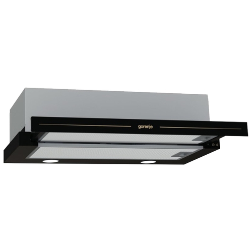 Вытяжка встраиваемая Gorenje BHP62CLB, антрацит