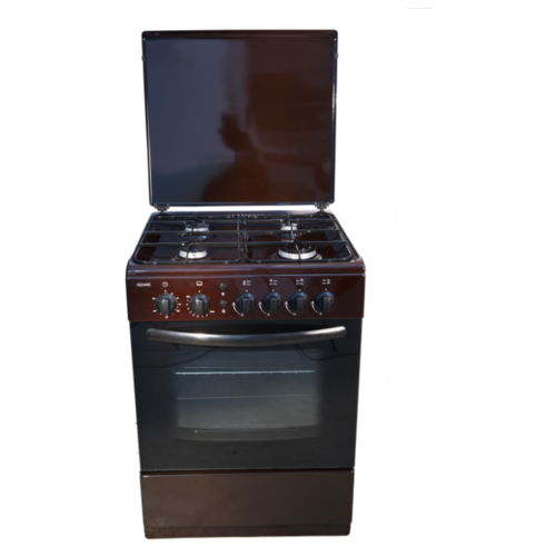 Плита газовая CEZARIS ПГ 3100-08 (Ч) К, коричневый