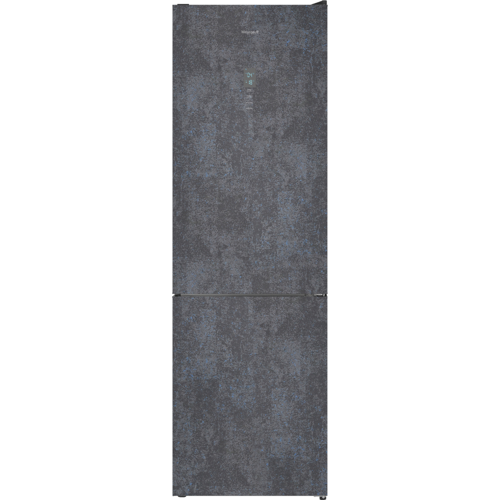 Холодильник Weissgauff WRK 195 D Full NoFrost Rock Glass, серый