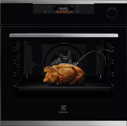 Духовой шкаф электрический Electrolux KOCBP39WX, черный/нержавеющая сталь
