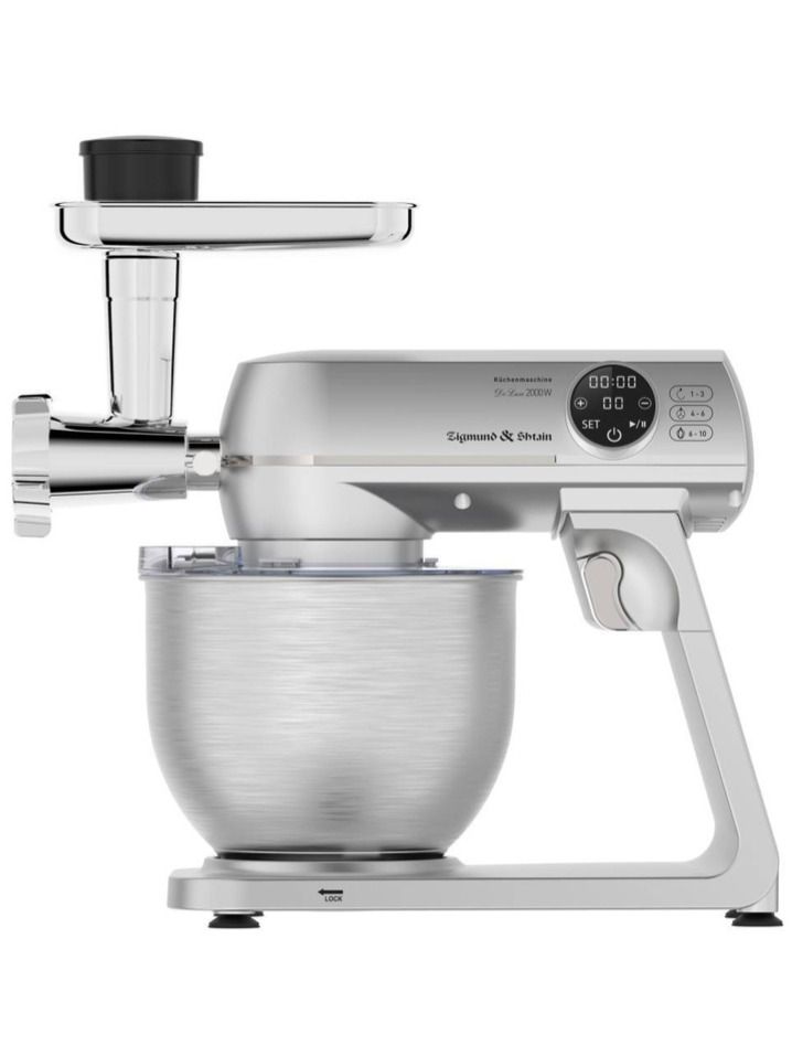 Кухонный комбайн Zigmund & Shtain ZKM-1050, серебристый