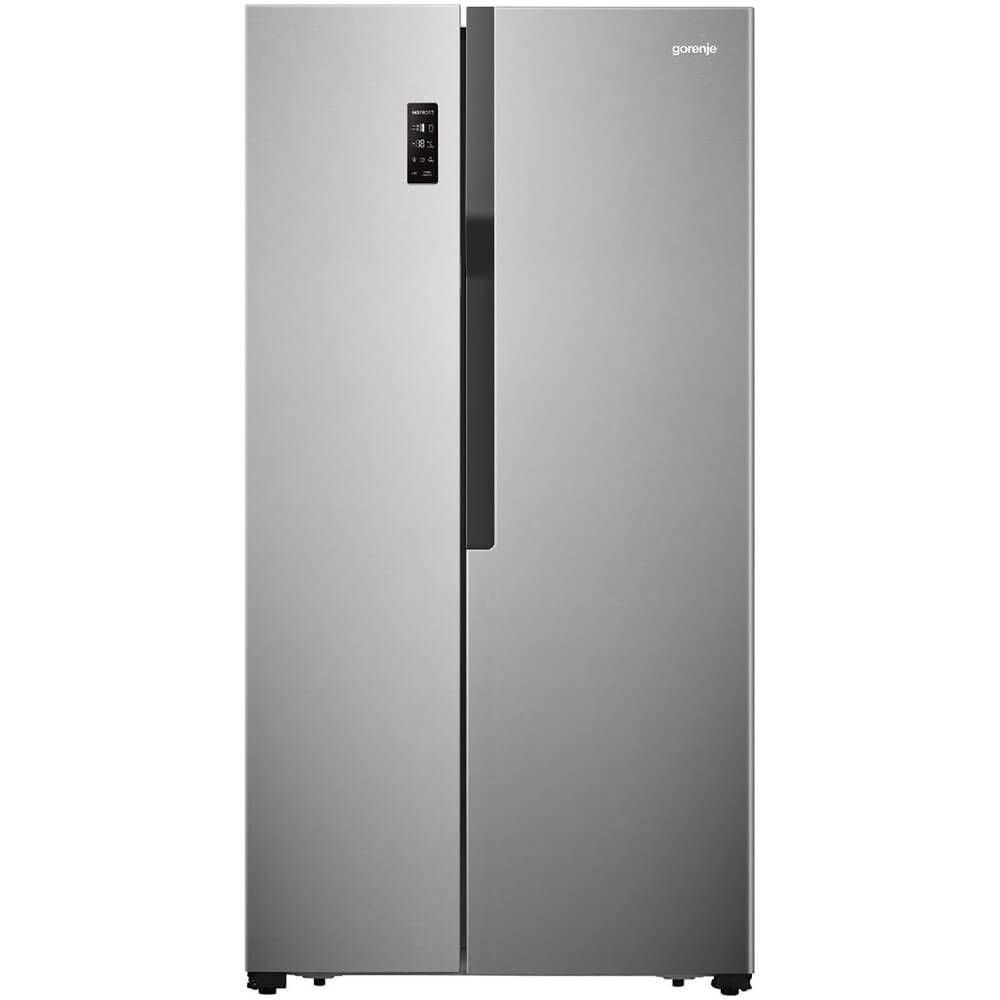 Холодильник Side-by-Side Gorenje NRS918EMX, серый