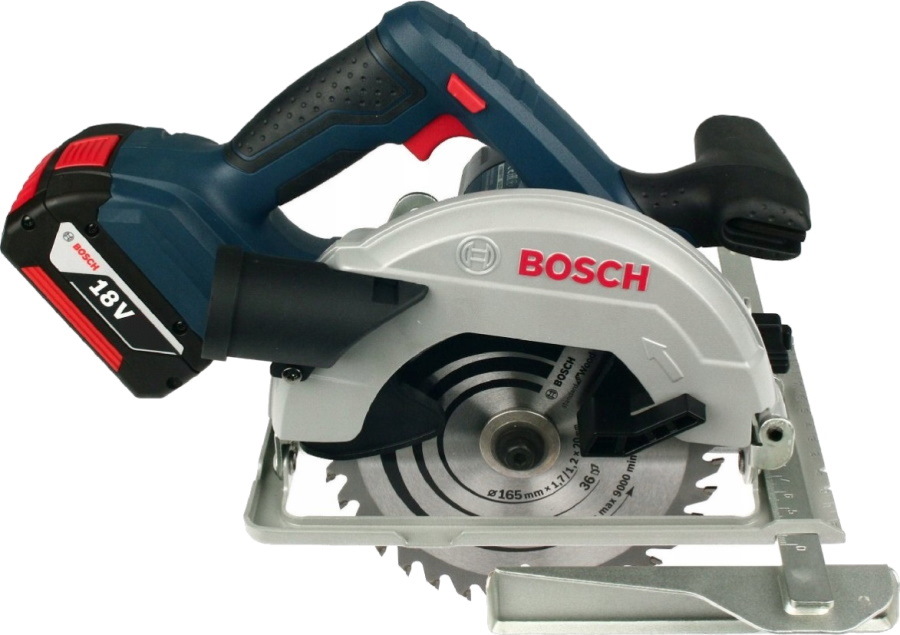 Пила циркулярная аккумуляторная Bosch GKS 18V-57, 1x4 Ач+GAL 18V-40, картон | 0615990M42