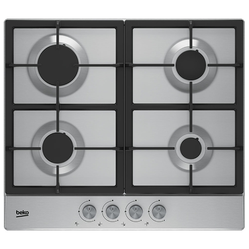 Варочная панель газовая Beko HIAG64225SX, нержавеющая сталь