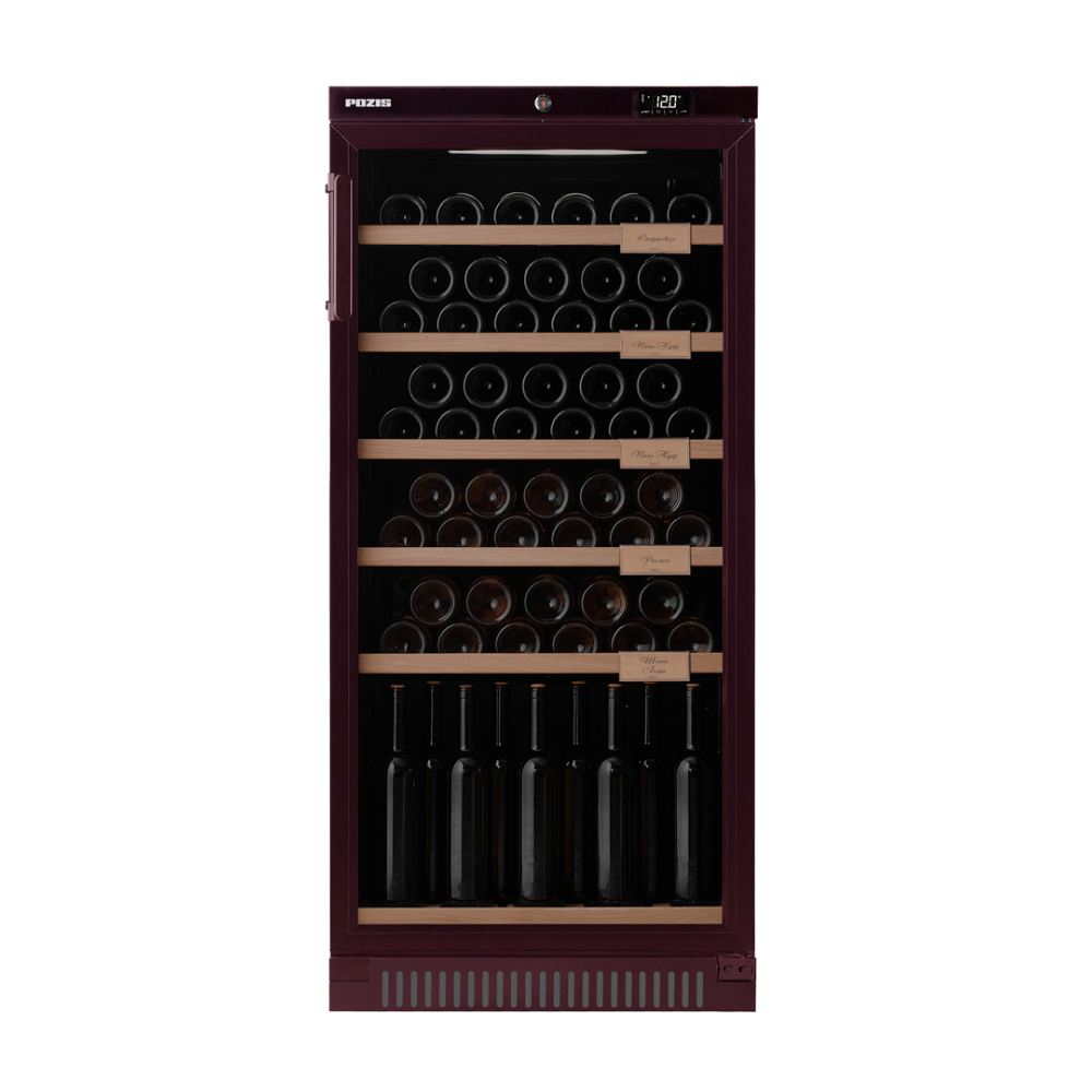 Винный шкаф POZIS ШВ-52, вишневый