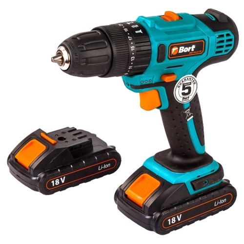 Дрель-шуруповерт Bort BAB-18IX2LI-FD