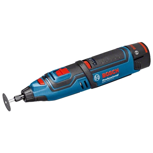 Прямая шлифмашина BOSCH GRO 10,8 V-LI 2.0Ач х2 L-BOXX