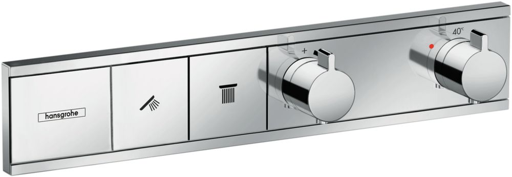 Смеситель для душа термостатический Hansgrohe RainSelect 15380000S (со скрытой частью 15310180)