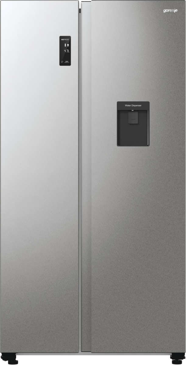 Холодильник Side-by-Side Gorenje NRR9185EAXLWD, нержавеющая сталь