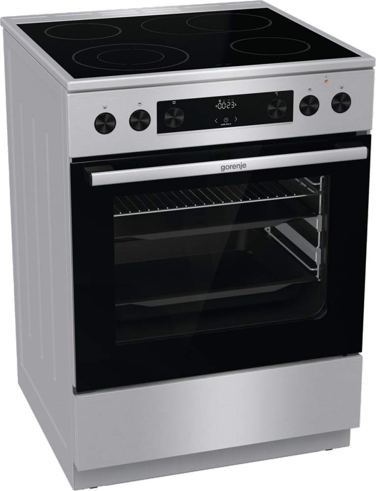 Плита электрическая Gorenje GECS6C70XPA, нержавеющая сталь