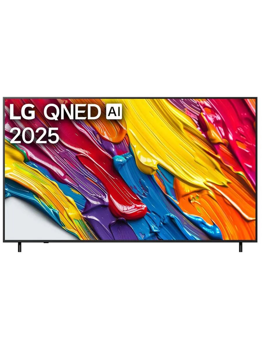 Телевизор LG 86QNED82A6B.ARUG, черный титан