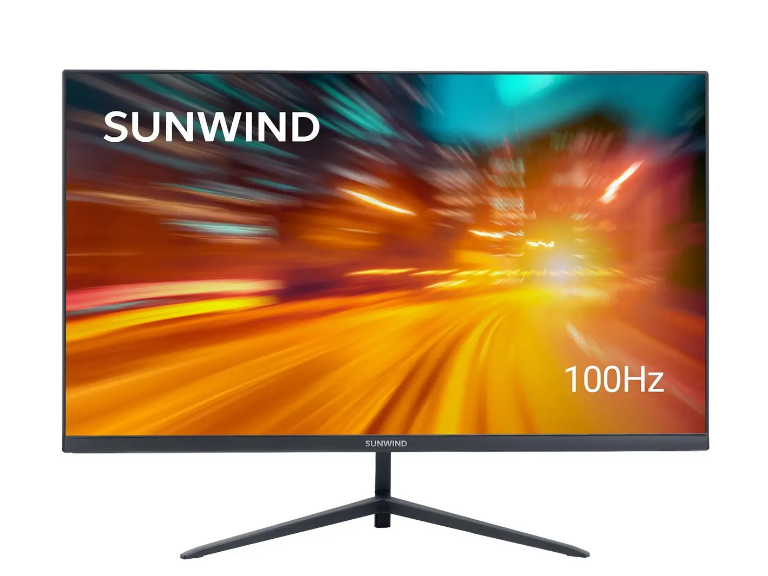 Монитор SunWind SM-24FV222, черный