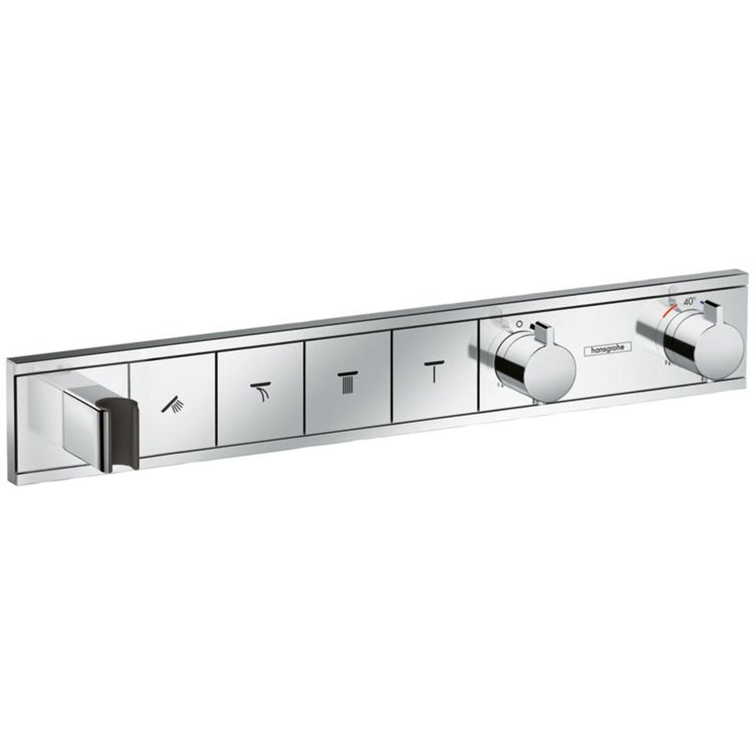 Термостат для ванны Hansgrohe RainSelect 15357000S (со скрытой частью 15312180), хром