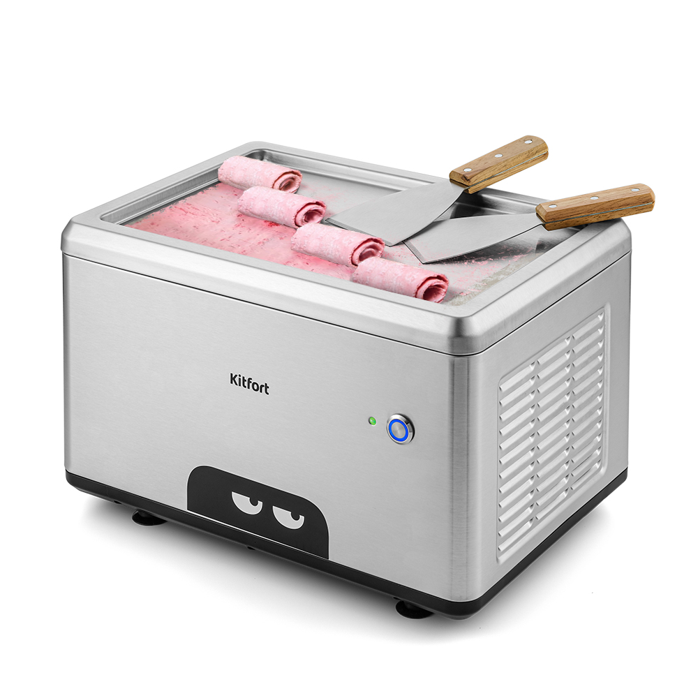 Мороженица Kitfort KT-1821 серебристый/черный
