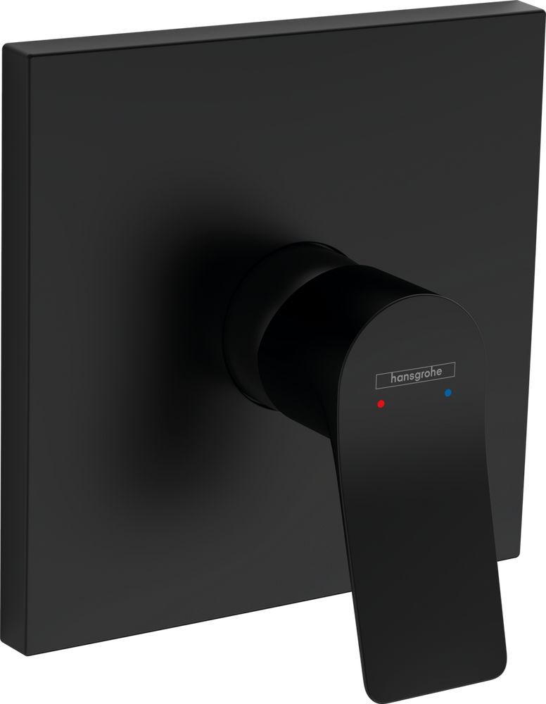 Смеситель для душа Hansgrohe Vivenis 75615670S (со скрытой частью 01800180), матовый черный