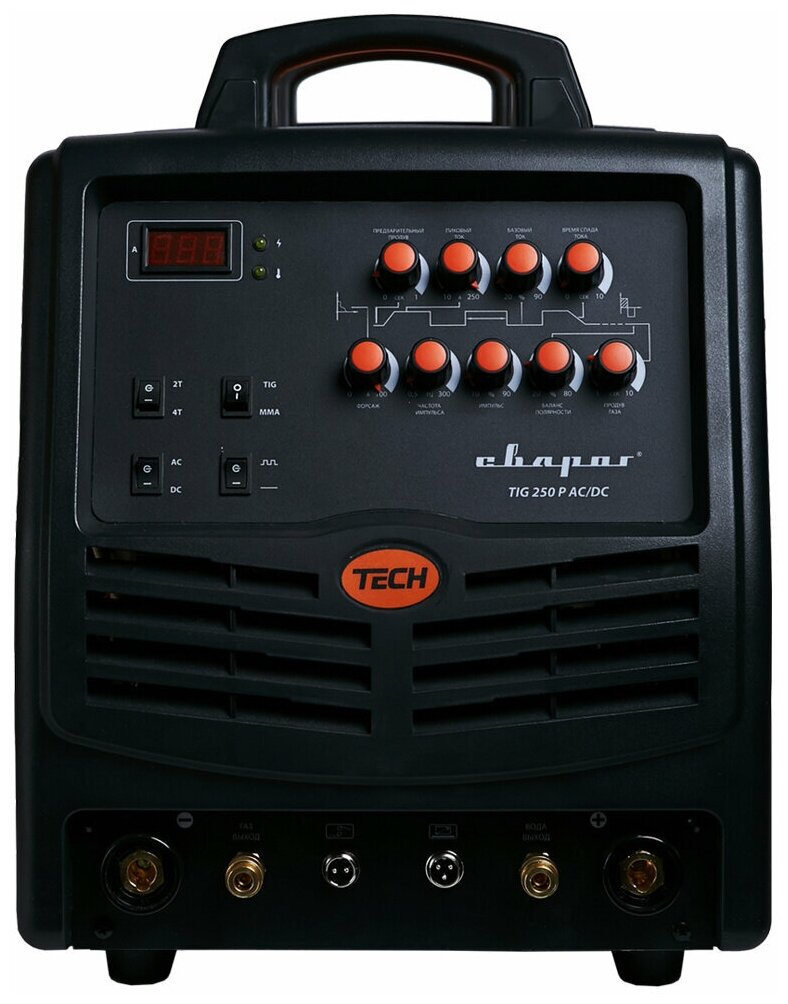 Сварочный аппарат инверторного типа Сварог Tech TIG 250 P AC/DC (E102)