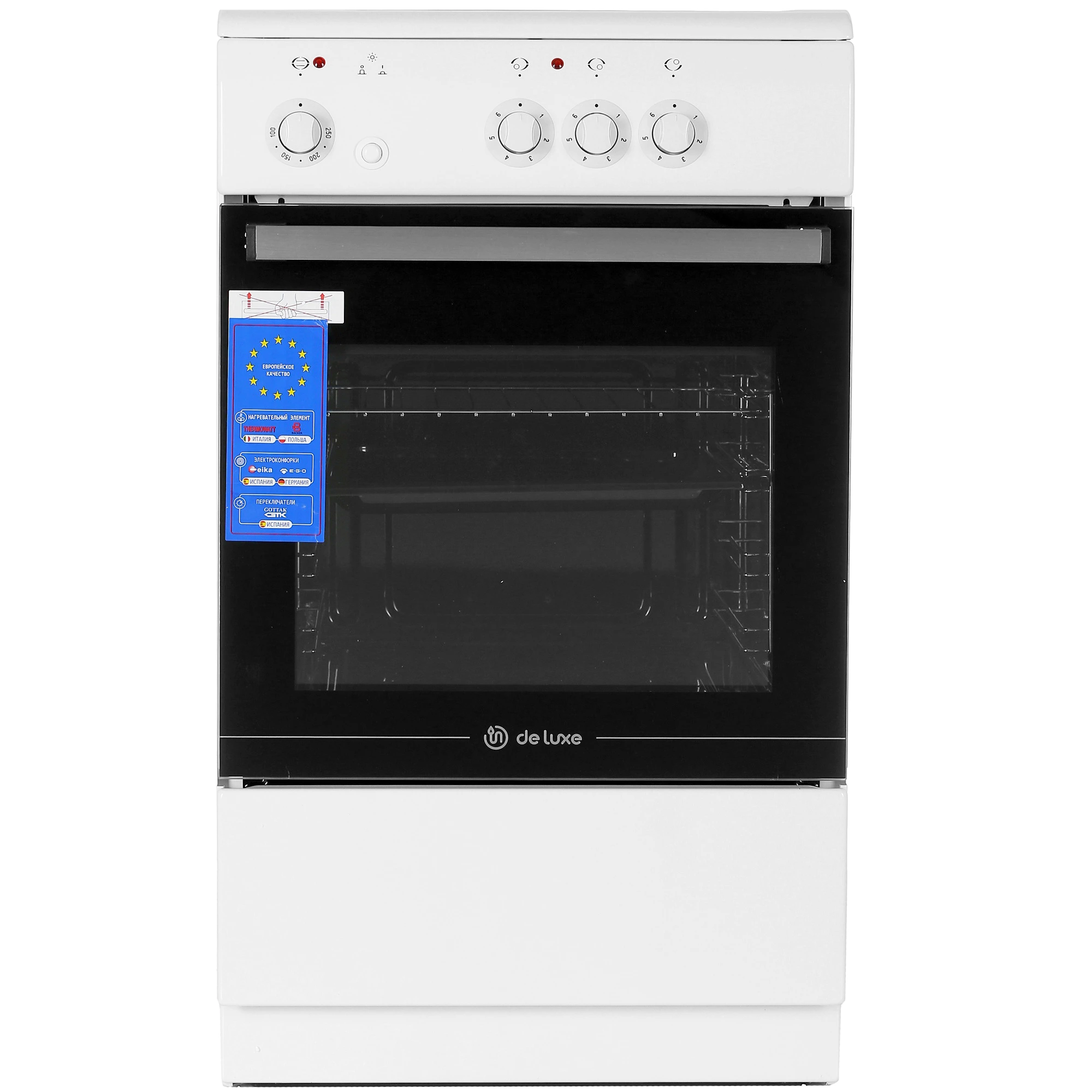 Плита электрическая De Luxe 506003.03эс-030, белый