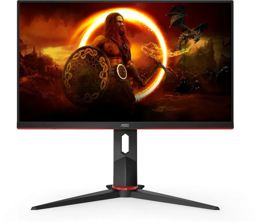 Монитор AOC Gaming 24G2ZU черный/красный