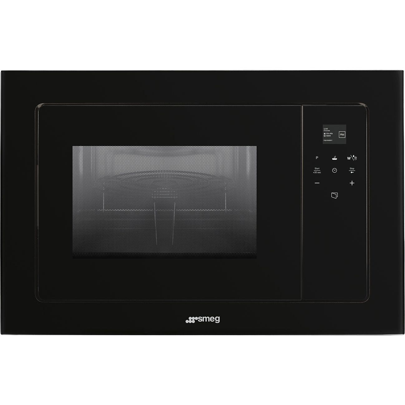 Микроволновая печь встраиваемая Smeg FMI120B3, черный