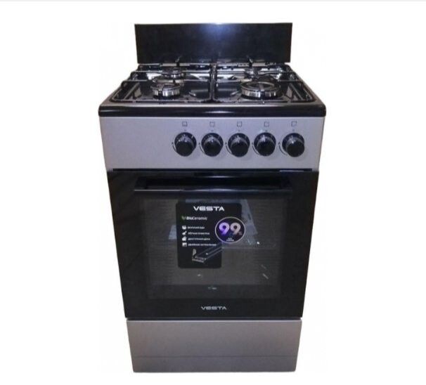 Плита газовая VESTA Bergamo VGG 5021.1, серый