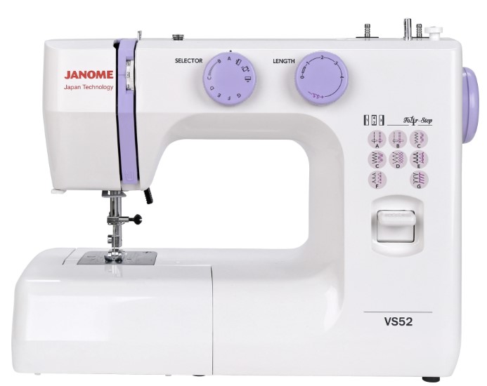 Швейная машина Janome VS 52 белый
