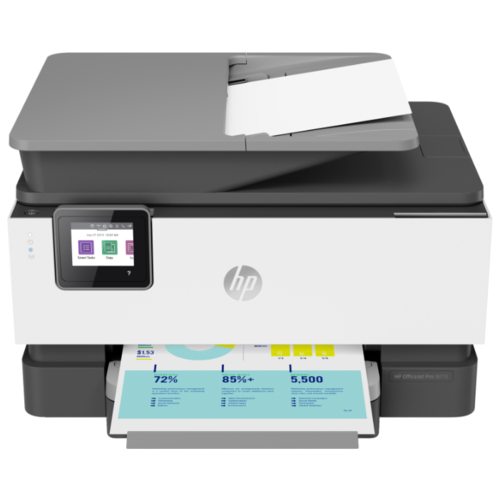 МФУ струйное HP OfficeJet Pro 9010 (3UK83B), серый/белый