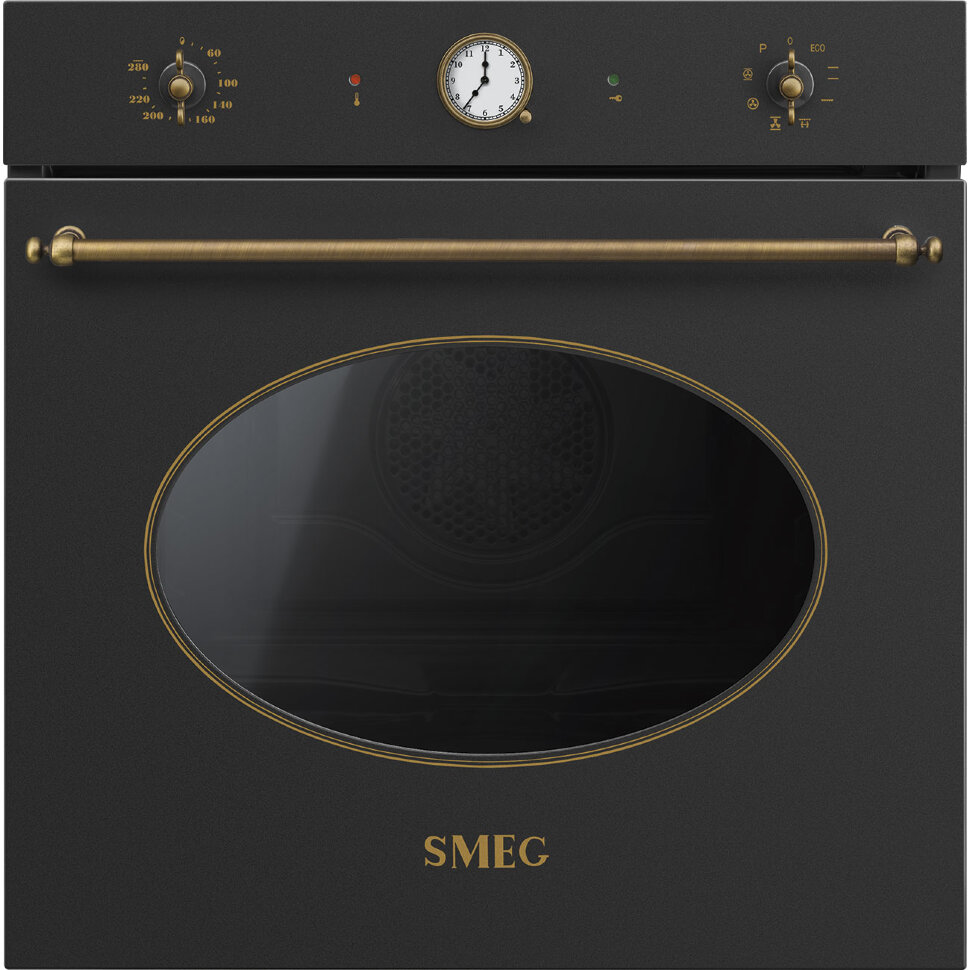 Духовой шкаф электрический Smeg SFP805AO, антрацит