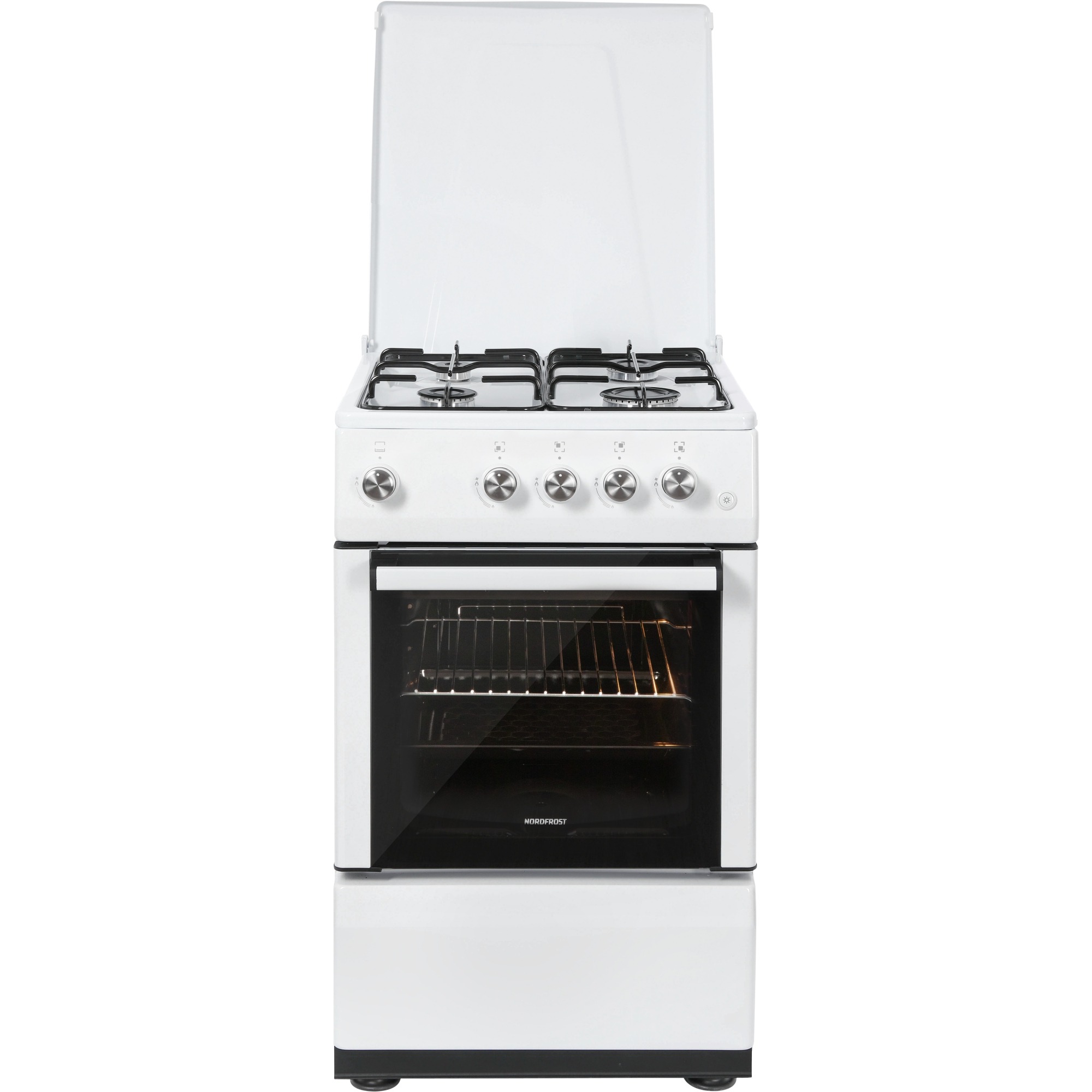 Плита газовая NORDFROST GG 5050 W, белый