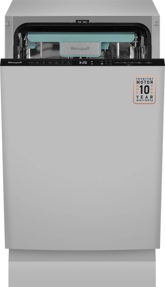 Посудомоечная машина встраиваемая Weissgauff BDW 4535 D Inverter AutoOpen Timer Floor