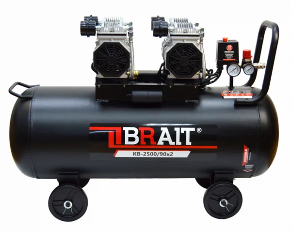 Компрессор воздушный BRAIT KB-2500/90X2