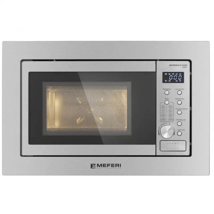 Микроволновая печь встраиваемая Meferi MMO6020IX POWER, нержавеющая сталь