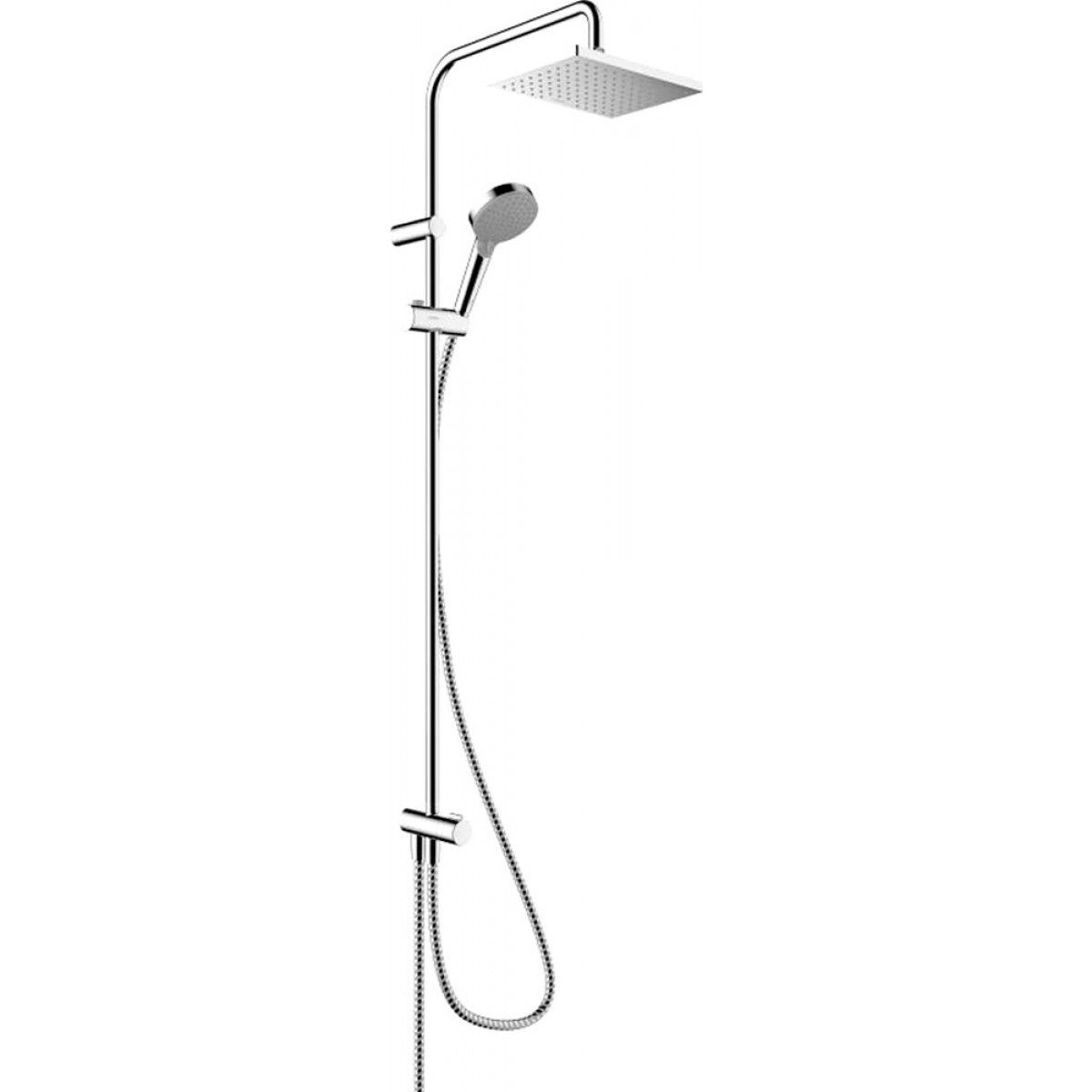 Душевая стойка Hansgrohe Vernis Shape 26282000 Showerpipe 230 1jet Reno, хром
